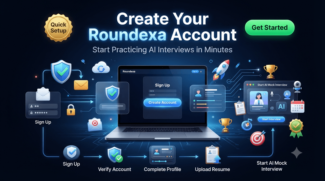 How to Create Your Roundexa Account and Start Practicing Interviews in Minutes