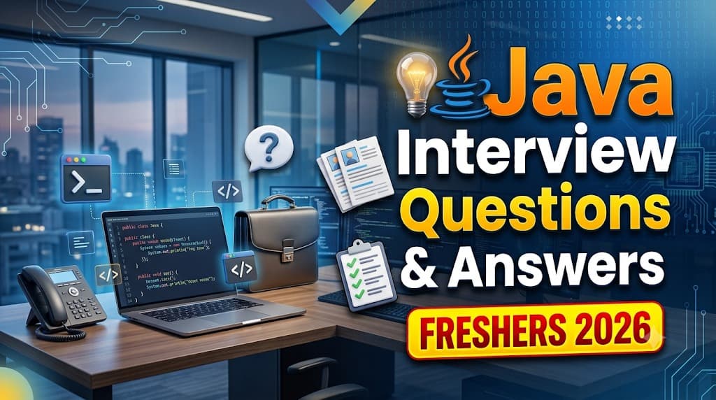 Java Interview Questions and Answers for Freshers 2026